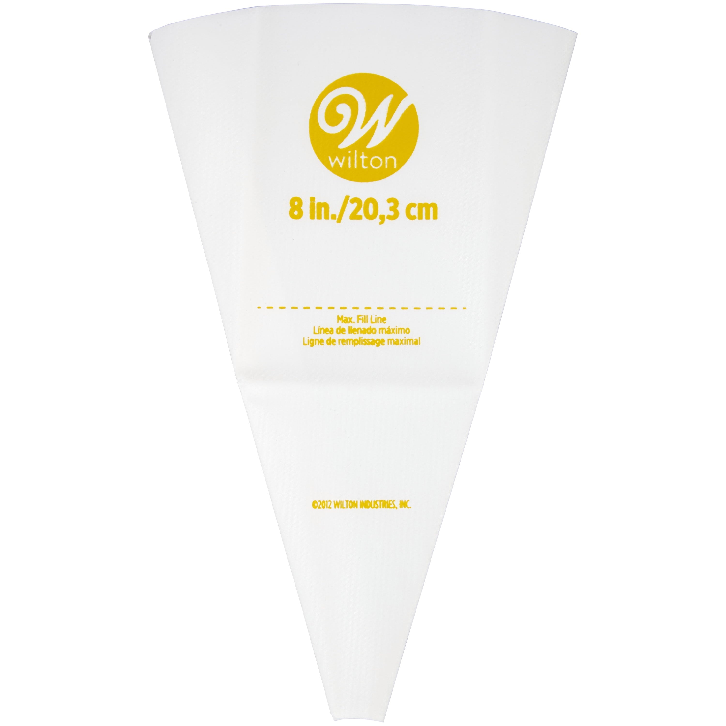 (4 pack) Wilton Reusable Featherweight Decorating Piping Bag, Plastic, 8-in. - Image 2