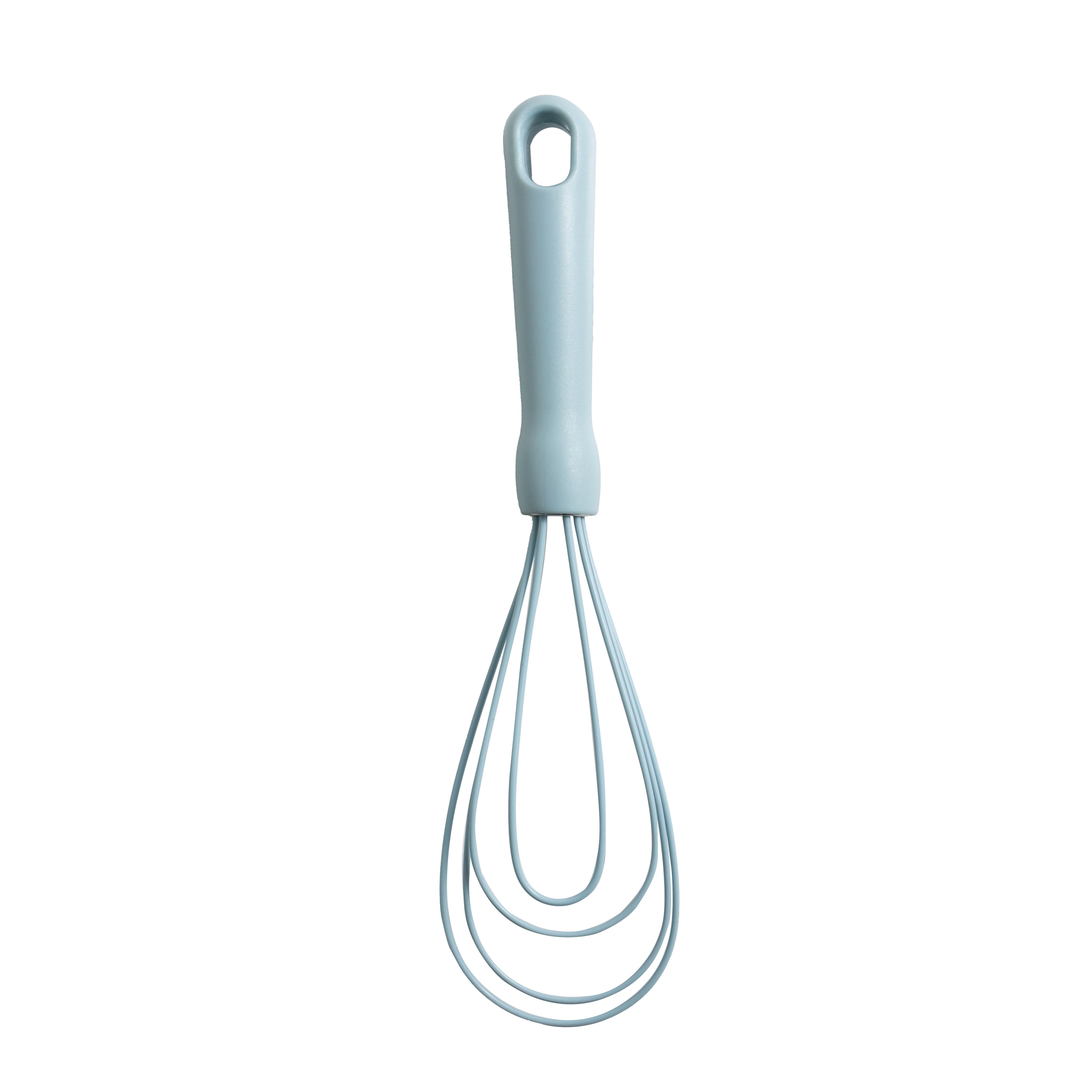 Mainstays 3-Piece Silicone Whisk Set, 10.5"/10.4"/9.6" L, Blue Color - Image 6