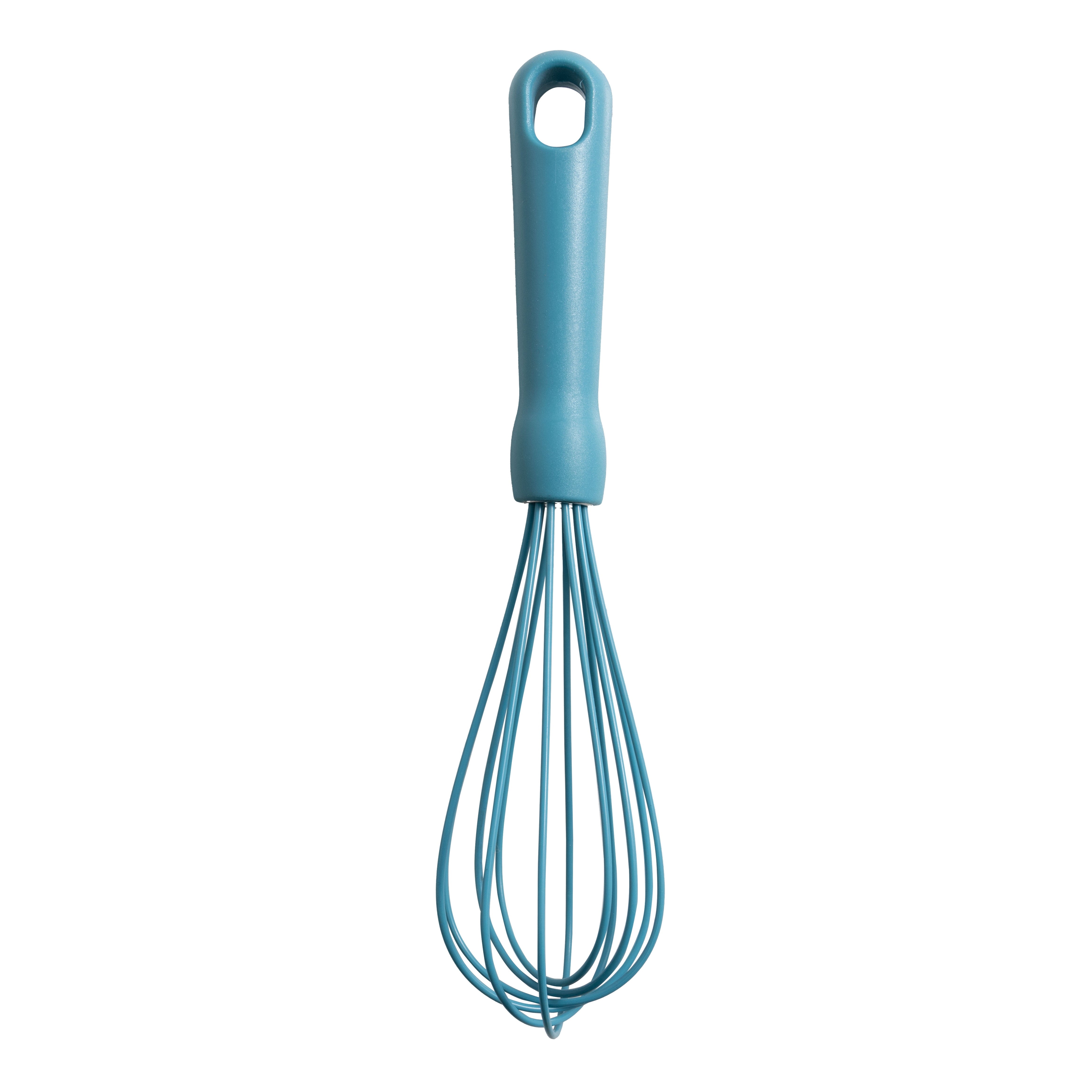 Mainstays 3-Piece Silicone Whisk Set, 10.5"/10.4"/9.6" L, Blue Color - Image 5