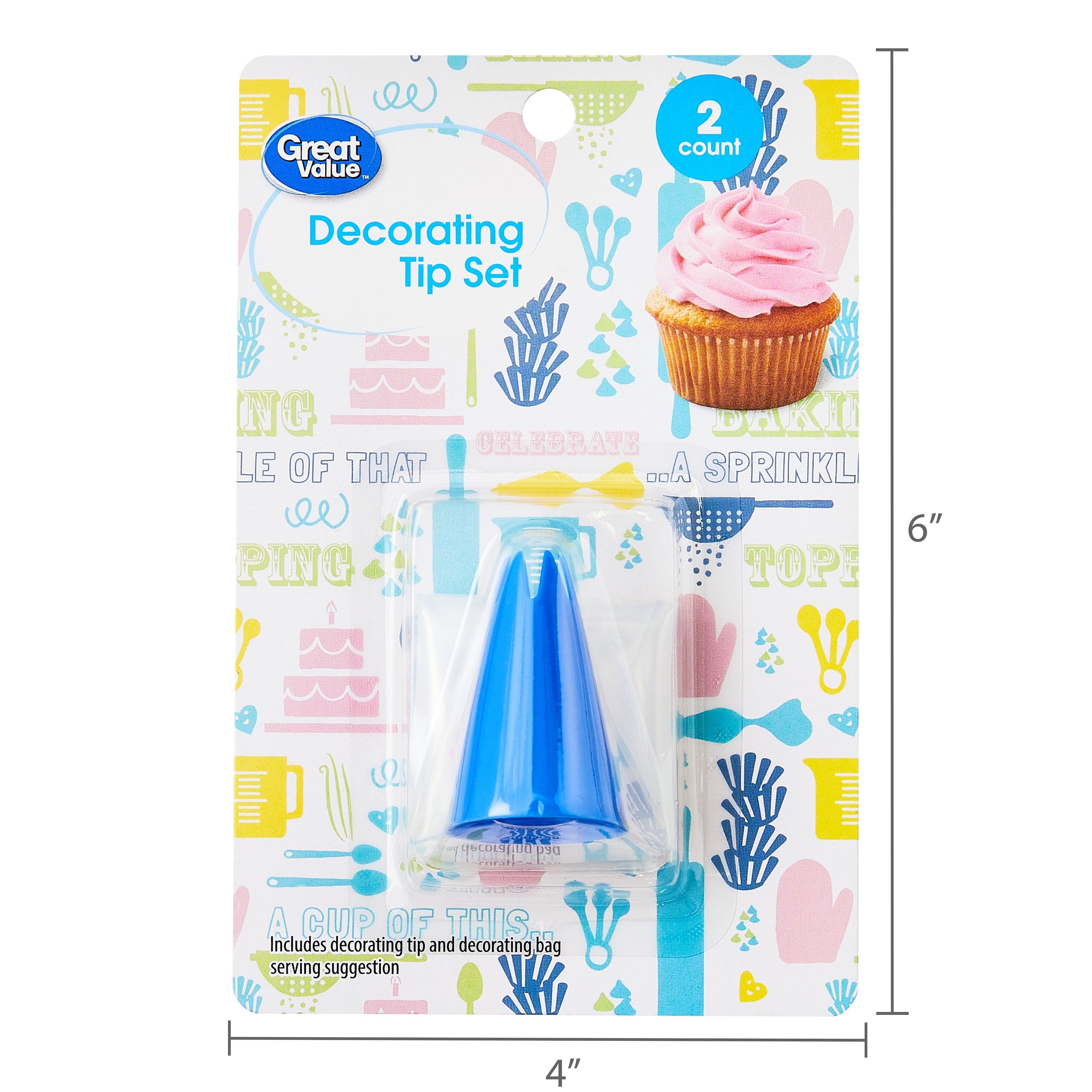 (3 pack) Great Value Decorating Bag with a Star Tip, 1 Count - Image 6
