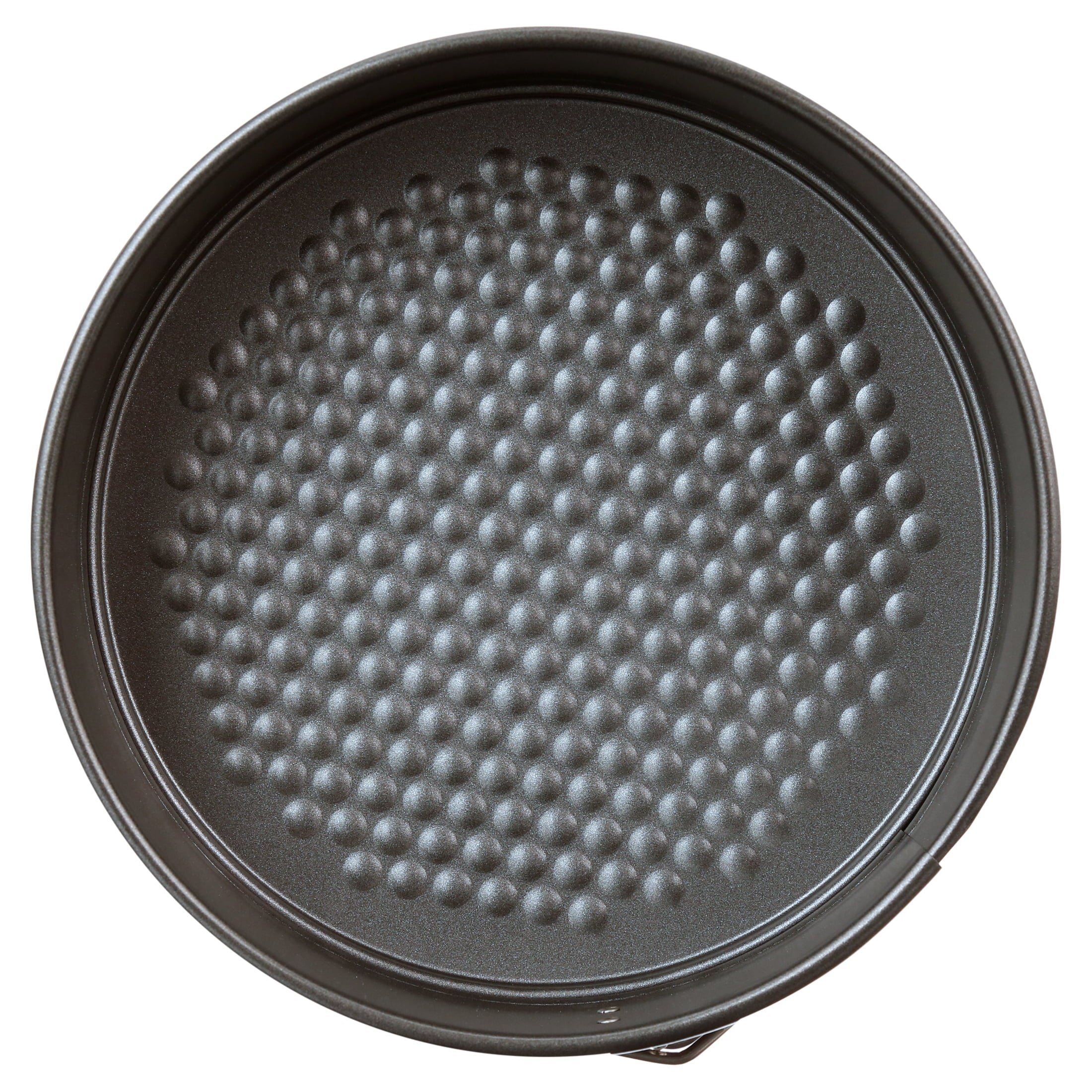 Mainstays, 8", 9", 10" Round Nonstick Carbon Steel Springform Cake Pans, Gray, Set of 3 - Image 3