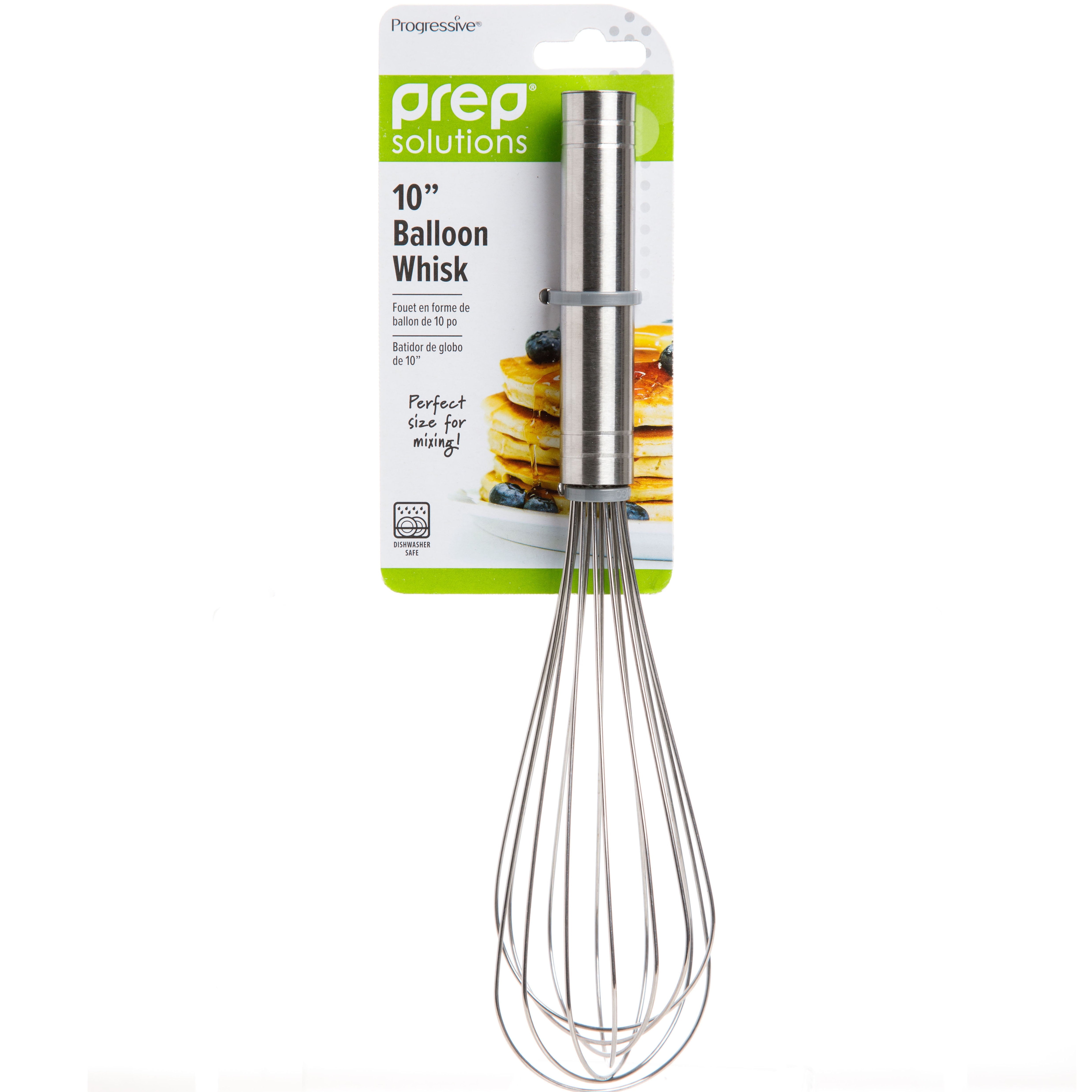 Prep Solutions 10" Stainless Steel Balloon Whisk - Image 6