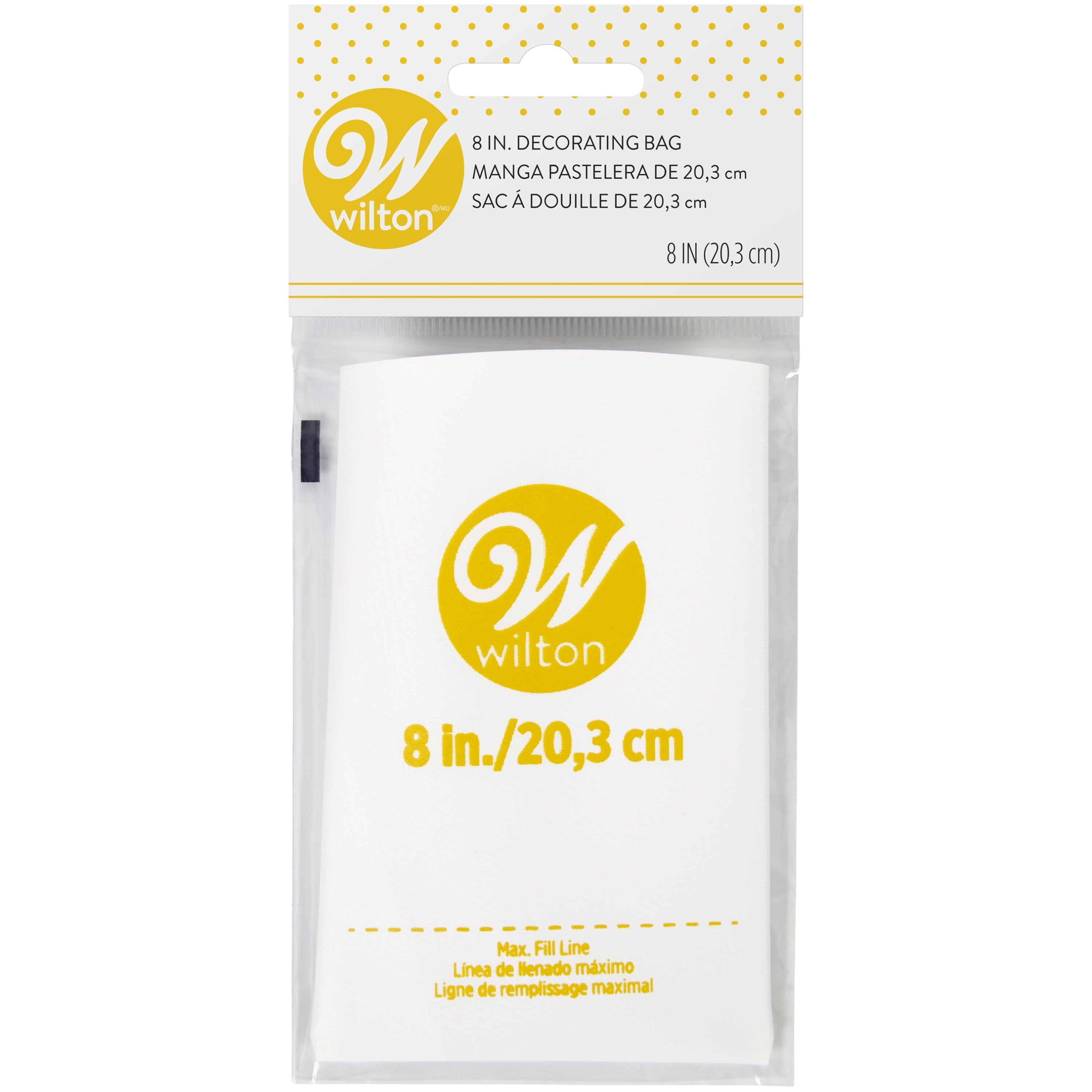 (4 pack) Wilton Reusable Featherweight Decorating Piping Bag, Plastic, 8-in. - Image 3